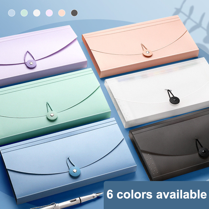 Expandable Accordion File Folder 13 Pockets - ~13 Kantong, Folder Berkas yang Dapat