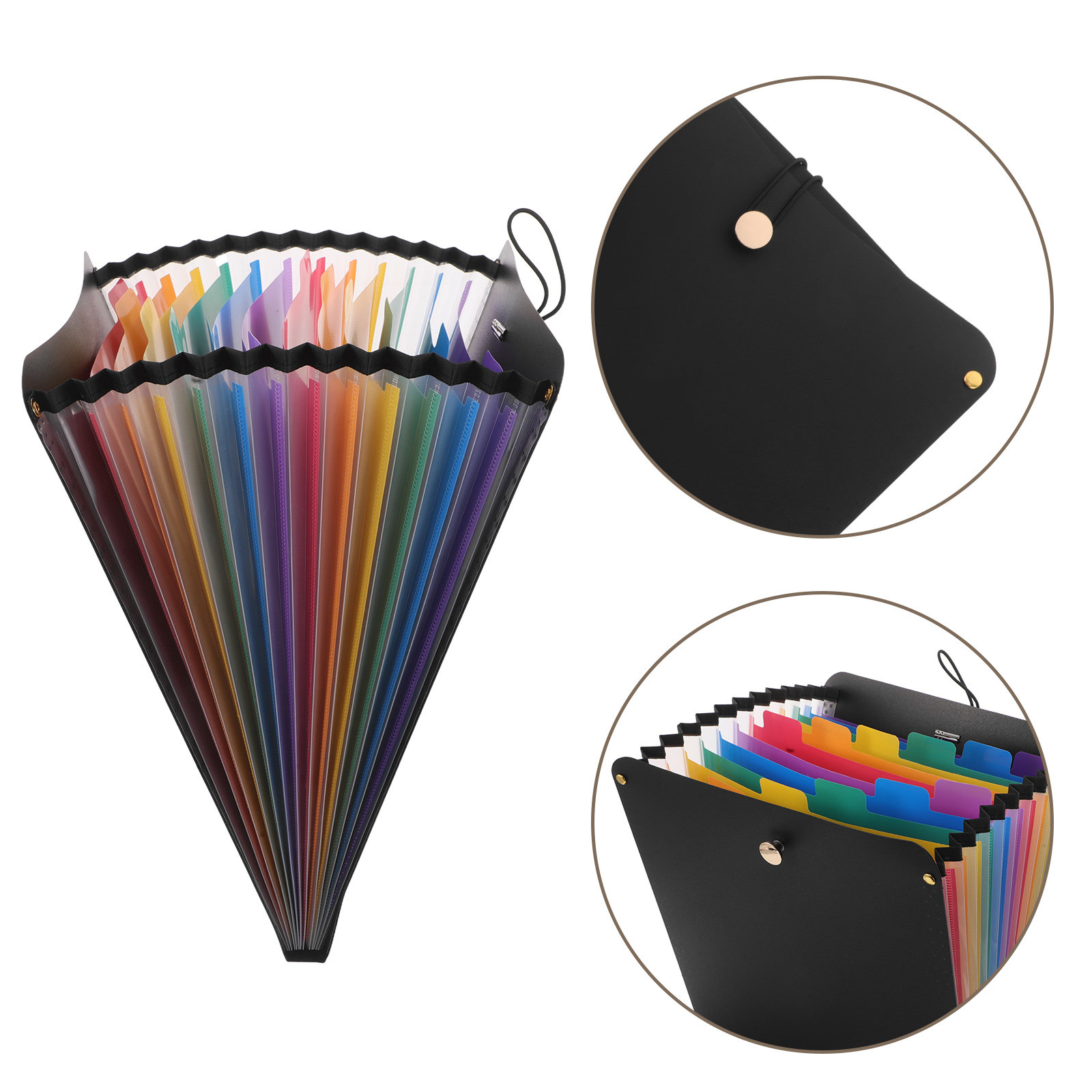 Expandable Accordion File Folder 13 Pockets - Pengatur File A4 Model Akordeon dengan
