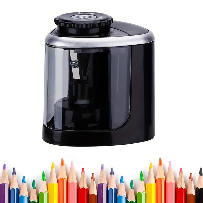 Electric Pencil Sharpener Usb - Rautan Pensil Otomatis Elektrik, Alat Pemotong