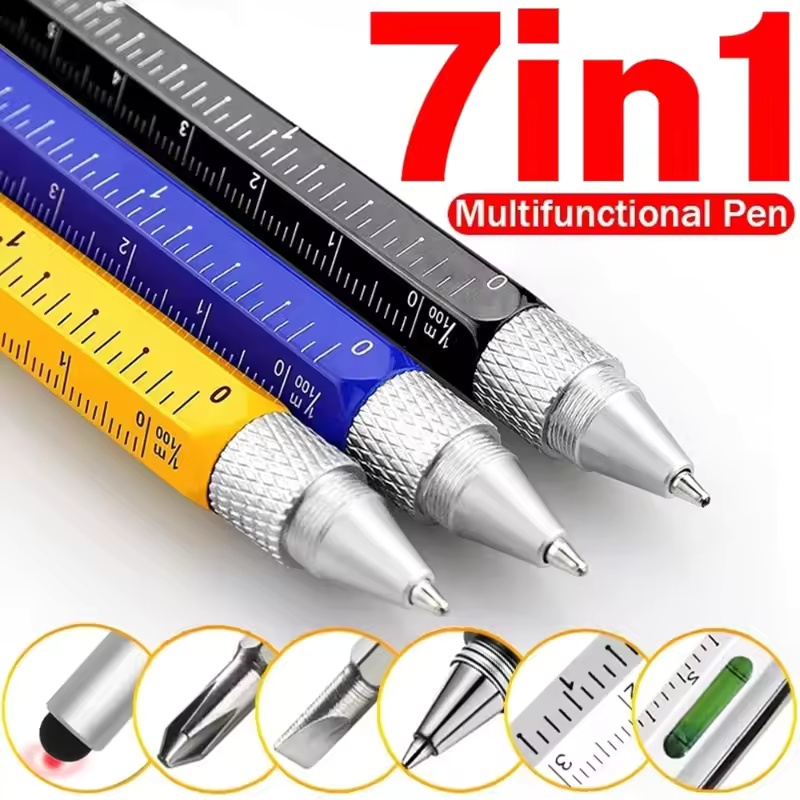 Pena Multifungsi 7 in 1, Stylu - Writing Tools ulasan dan harga