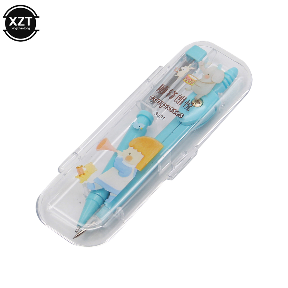 Kompas Sekolah Anak Perempuan  - Math Geometry Set With Compass ulasan dan harga