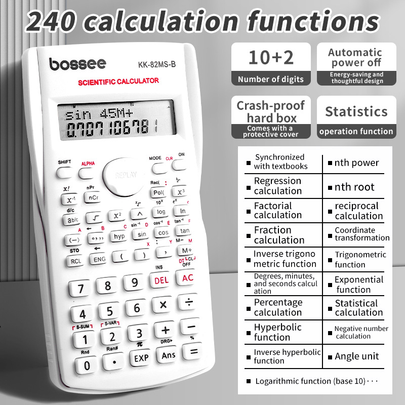 Kalkulator Ilmiah dengan 240 F - Scientific Calculator For Secondary School ulasan dan harga