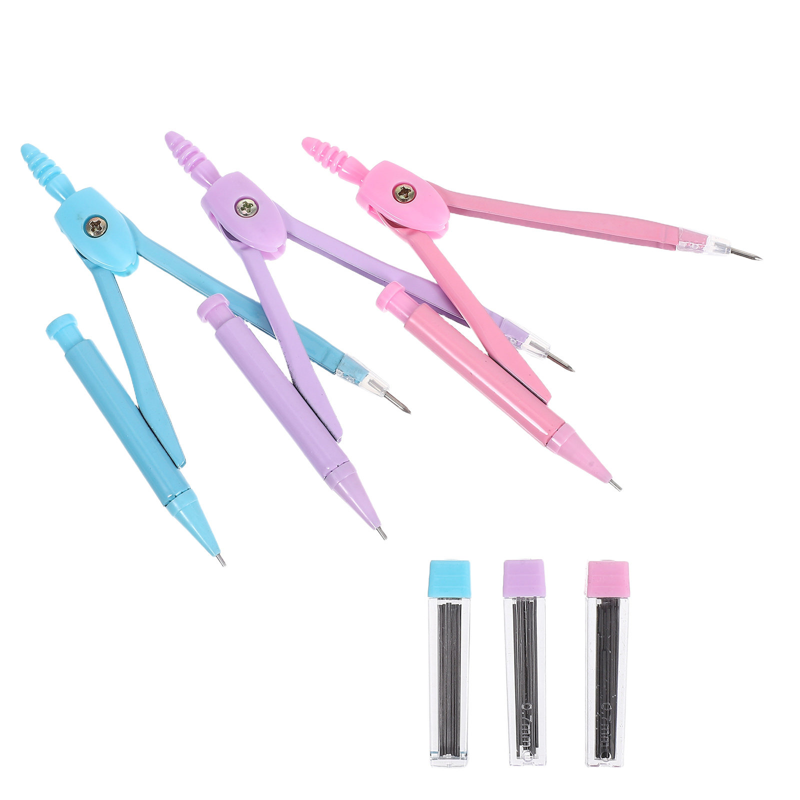 Set Kompas Baja Tahan Karat, A - Math Geometry Set With Compass ulasan dan harga