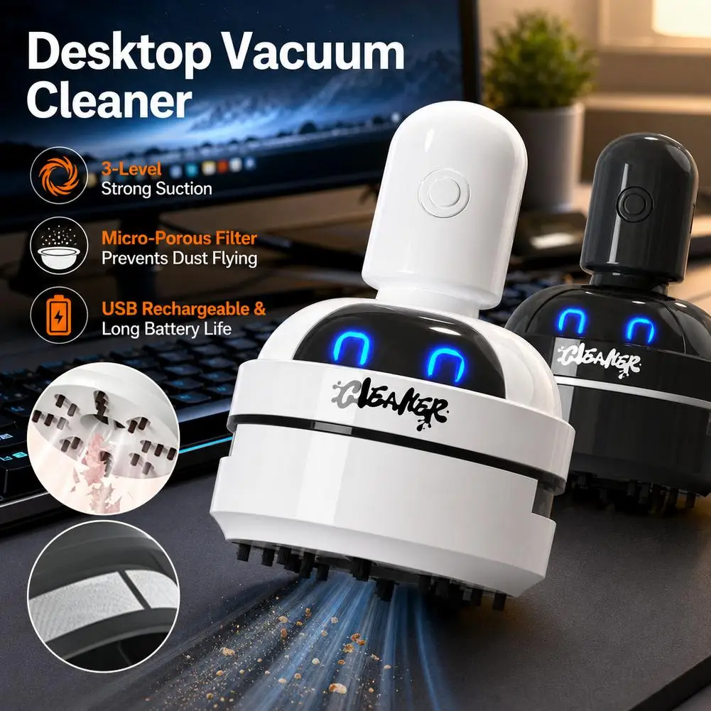Penyedot Debu Mini Isi Ulang u - Mini Desktop Vacuum Cleaner For Eraser Dust ulasan dan harga