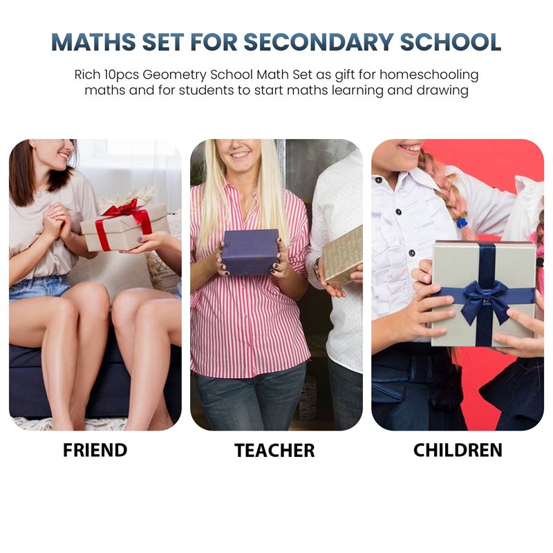 Set Kompas Geometri Superior 1 - Math Geometry Set With Compass ulasan dan harga