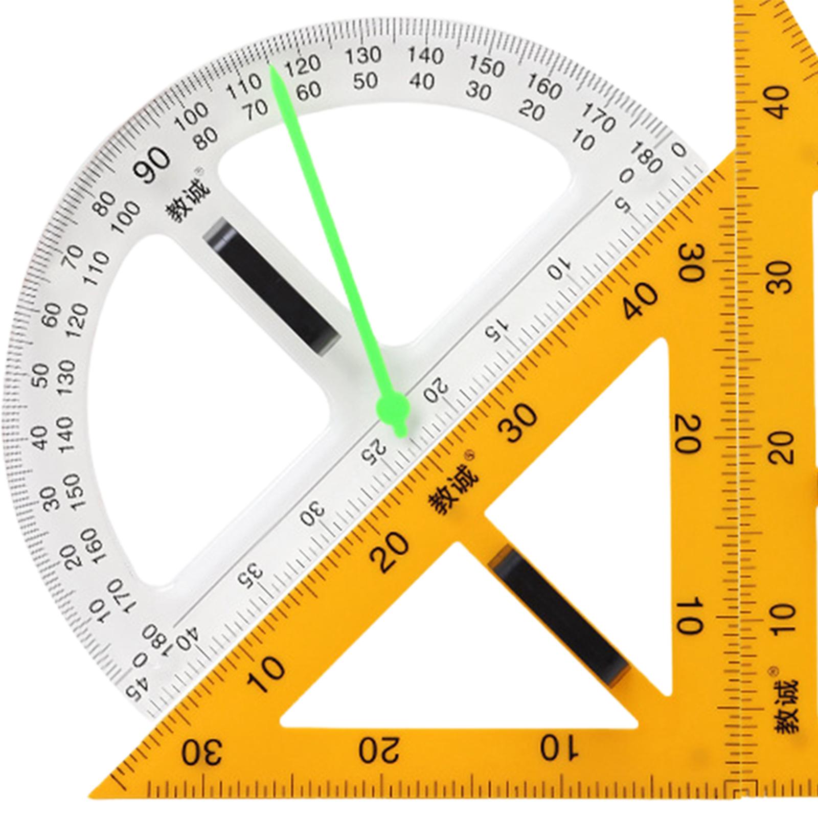 Set Penggaris Geometri Matemat - Math Geometry Set With Compass ulasan dan harga